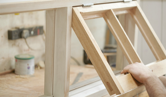 Wooden Frame Window